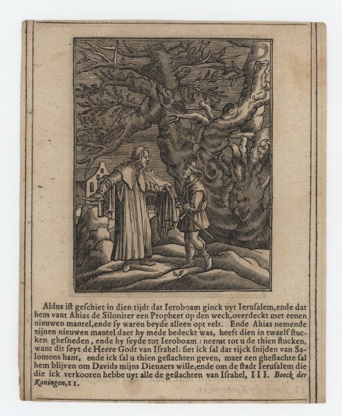 Christoffel van Sichem - Illustration zum Buch der Könige - Kupferstich - um 1660