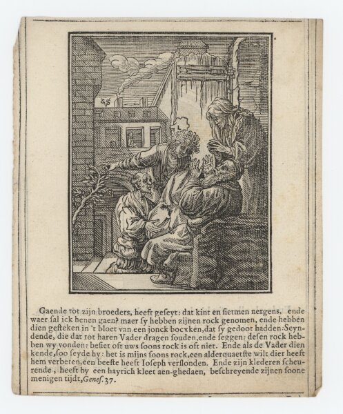 Christoffel van Sichem - Illustration zum Buch Genesis - Kupferstich - um 1660