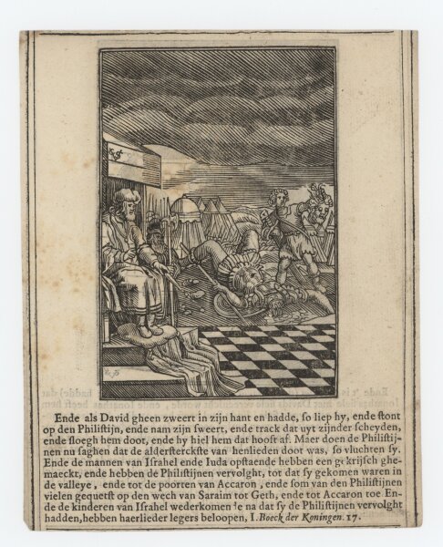 Christoffel van Sichem - Illustration zum Buch der Könige - Kupferstich - um 1660
