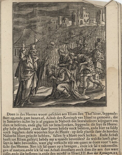 Christoffel van Sichem - Illustration zum Buch der Könige - Kupferstich - um 1660