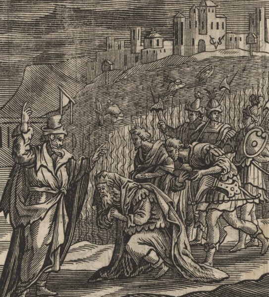 Christoffel van Sichem - Illustration zum Buch der Könige - Kupferstich - um 1660