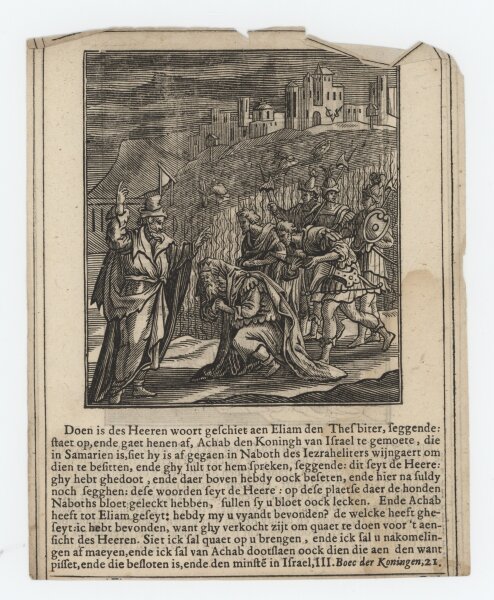 Christoffel van Sichem - Illustration zum Buch der Könige - Kupferstich - um 1660