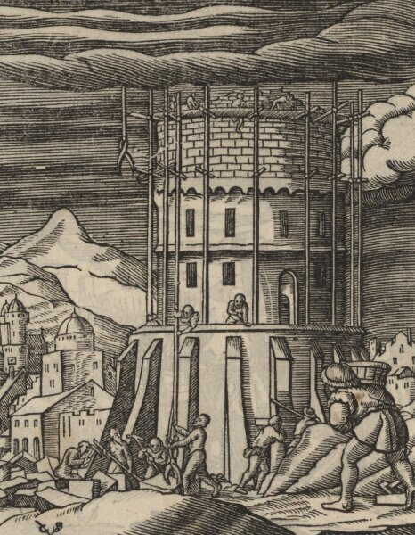 Christoffel van Sichem - Illustration zum Buch Genesis - Kupferstich - um 1660