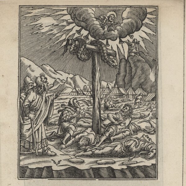 Christoffel van Sichem - Illustration zum Buch Numeri (Mose) - Kupferstich - um 1660