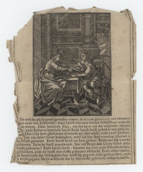 Christoffel van Sichem - Illustration zum Buch Genesis - Kupferstich - um 1660