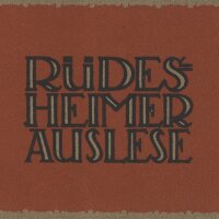 Rüdesheimer Auslese - Weinetikett - Offsetdruck -...