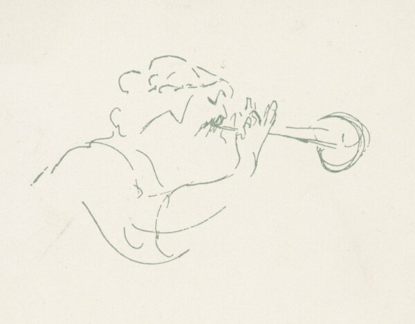 Ingrid Schaar - Bläser - Lithographie - 1980