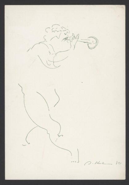 Ingrid Schaar - Bläser - Lithographie - 1980