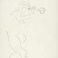 Ingrid Schaar - Bläser - Lithographie - 1980