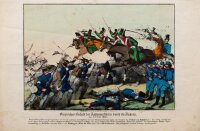 Unbekannt - Gefecht bei Kaltennordheim 1866 - Kolorierte...