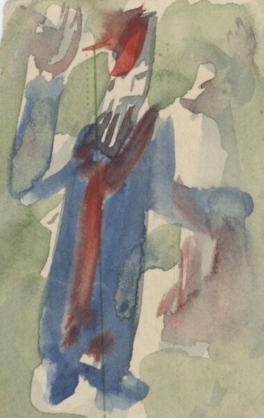 unbekannt - Figur - Aquarell - Anfang 20. Jhd