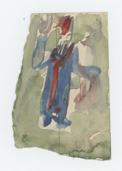 unbekannt - Figur - Aquarell - Anfang 20. Jhd