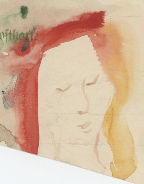 unbekannt - Frauenbildnis - Aquarell - Anfang 20. Jhd