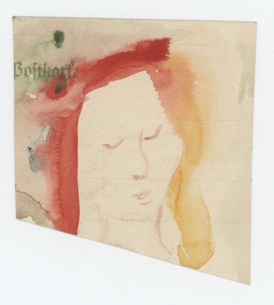 unbekannt - Frauenbildnis - Aquarell - Anfang 20. Jhd