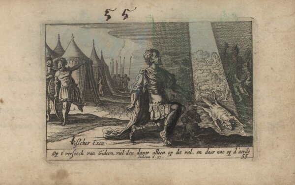 Pieter Hendriksz Schut - Illustration zum Buch Richter - Kupferstich - um 1660