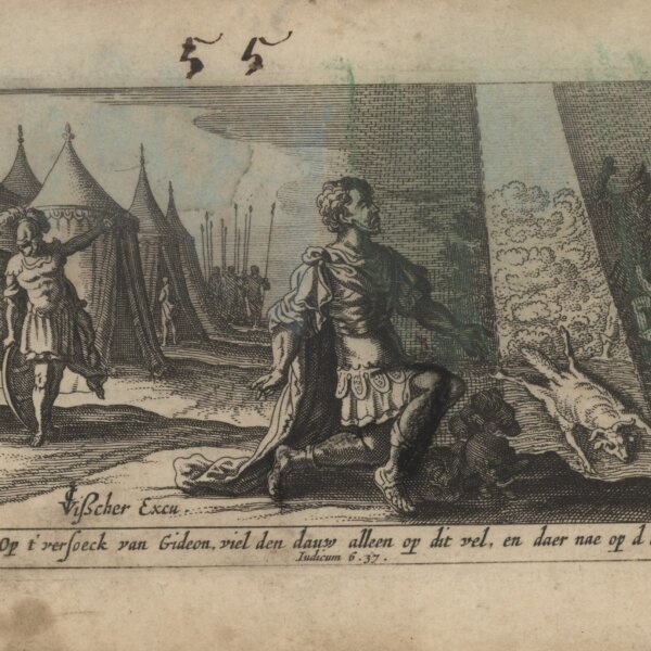 Pieter Hendriksz Schut - Illustration zum Buch Richter - Kupferstich - um 1660