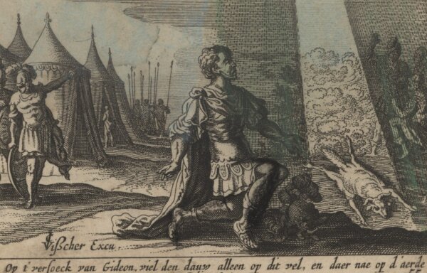 Pieter Hendriksz Schut - Illustration zum Buch Richter - Kupferstich - um 1660
