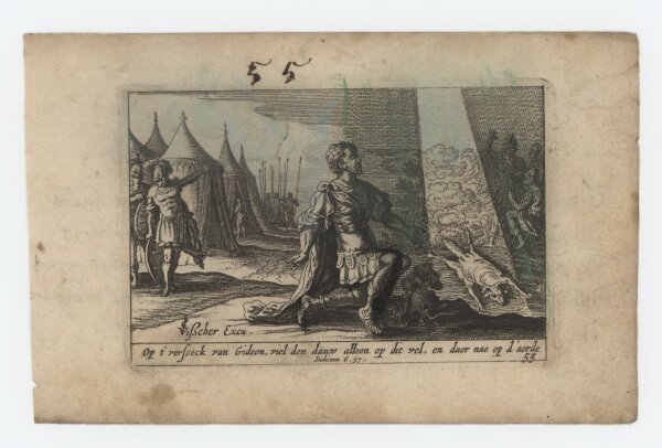 Pieter Hendriksz Schut - Illustration zum Buch Richter - Kupferstich - um 1660