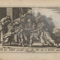 Pieter Hendriksz Schut - Illustration zu Matthäus 25...