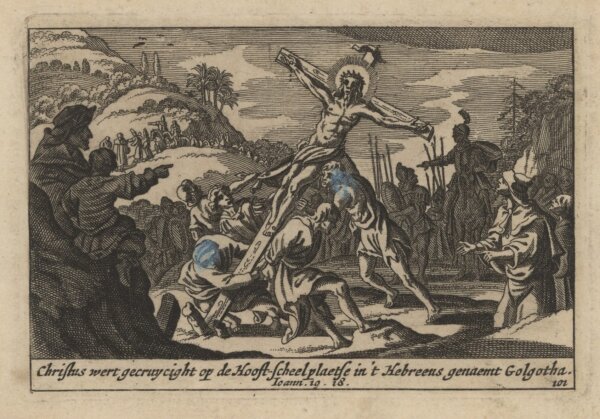 Pieter Hendriksz Schut - Kreuzigung, Johannes 19 - Kupferstich - um 1660