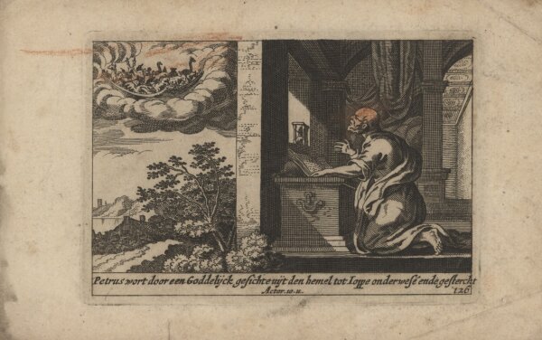 Pieter Hendriksz Schut - Illustration zur Apostelgeschichte - Kupferstich - um 1660