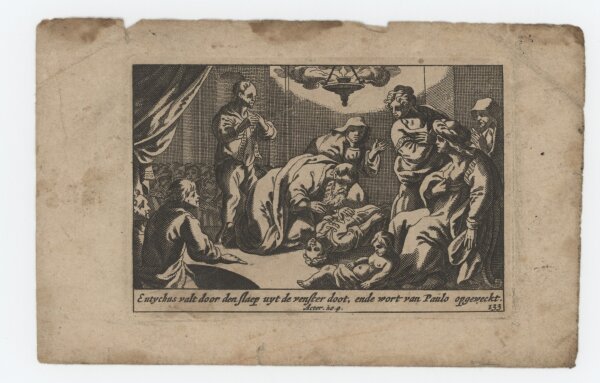 Pieter Hendriksz Schut - Illustration zur Apostelgeschichte - Kupferstich - um 1660
