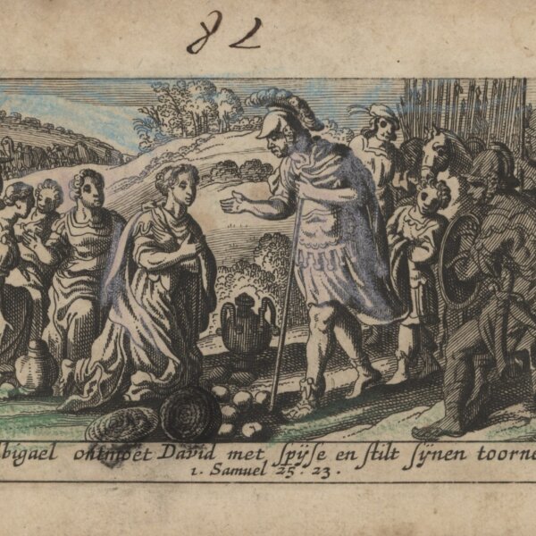 Pieter Hendriksz Schut - Illustration zum 1. Buch Samuel - Kupferstich - um 1660