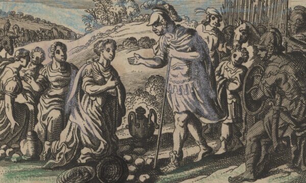 Pieter Hendriksz Schut - Illustration zum 1. Buch Samuel - Kupferstich - um 1660