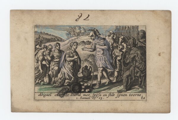 Pieter Hendriksz Schut - Illustration zum 1. Buch Samuel - Kupferstich - um 1660