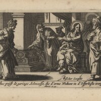 Pieter Hendriksz Schut - Das Scherflein der Witwe, Markus...