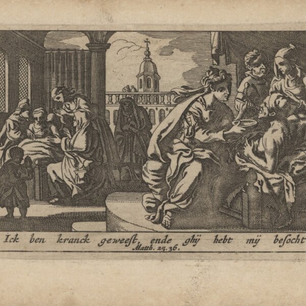 Pieter Hendriksz Schut - Illustration zu Matthäus 25 - Kupferstich - um 1660