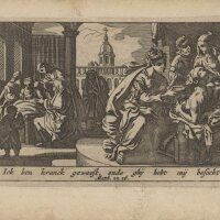 Pieter Hendriksz Schut - Illustration zu Matthäus 25...