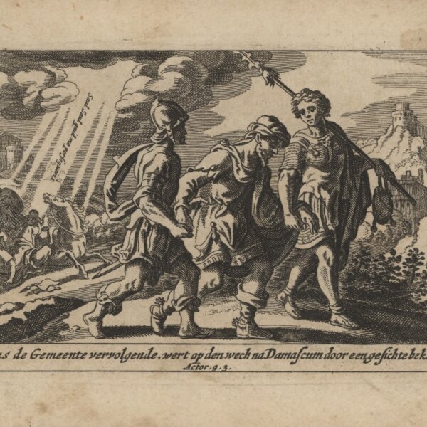 Pieter Hendriksz Schut - Saulus, Illustration zur Apostelgeschichte - Kupferstich - um 1660
