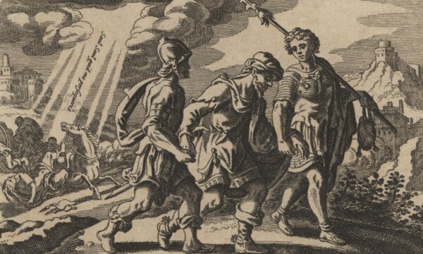Pieter Hendriksz Schut - Saulus, Illustration zur Apostelgeschichte - Kupferstich - um 1660