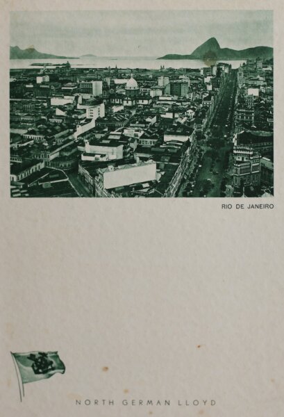Norddeutscher Lloyd Bremen - Menükarte North German Lloyd - Offsetdruck - 16.3.1936