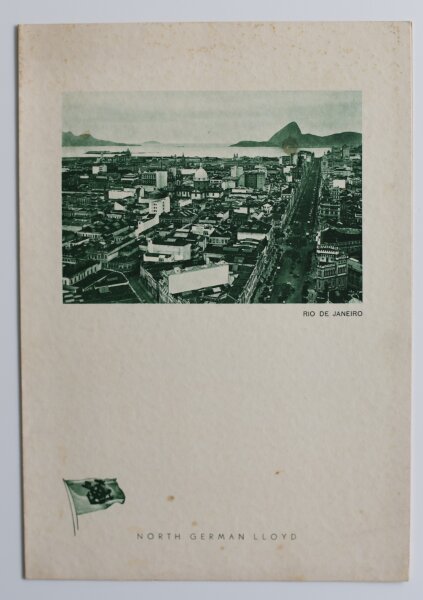 Norddeutscher Lloyd Bremen - Menükarte North German Lloyd - Offsetdruck - 16.3.1936