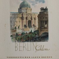 Norddeutscher Lloyd Bremen - Menükarte Norddeutscher...