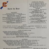 Unbekannt - Carte du Jour - Offsetdruck - 4.10.1929