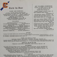 Unbekannt - Carte du Jour - Offsetdruck - 19.9.1929