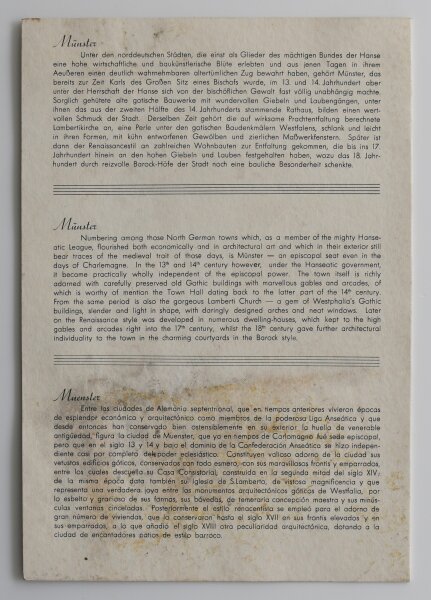 Norddeutscher Lloyd Bremen - Menükarte - Offsetdruck - 24.4.1937