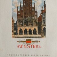 Norddeutscher Lloyd Bremen - Menükarte - Offsetdruck...