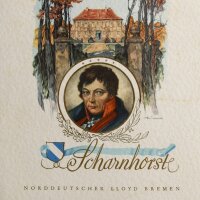 Norddeutscher Lloyd Bremen - Menükarte - Offsetdruck...