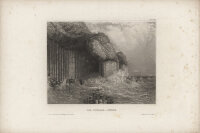 Unbekannt - Die Fingals-Höhle - Stahlstich - um 1850