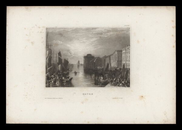 Kunstanstalt des Bibliographischen Instituts in Hildburghausen - Havre - Stahlstich - um 1850