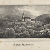 Unbekannt - Schloss Weesenstein - Stahlstich - um 1840