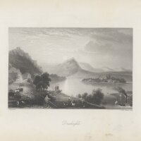 Albert Henry Payne - Drachenfels - Stahlstich - 1....