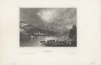 Carl Reiss - Schandau - Stahlstich - 1. Hälfte 19. Jhd.
