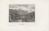 Carl Reiss - Der Montblanc von Sallenche aus gesehen -...
