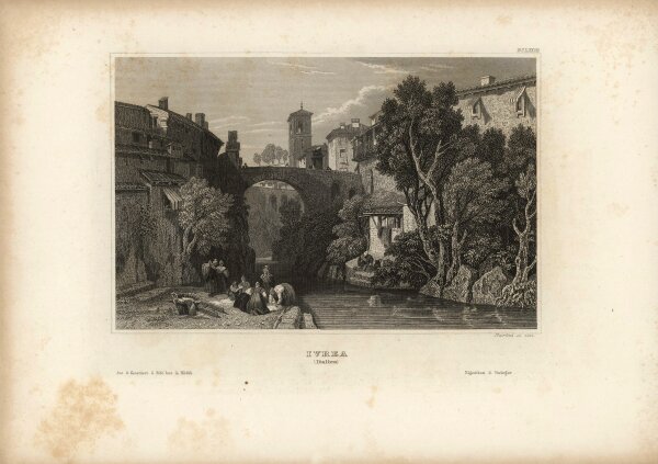 Johann Georg Martini - Ivrea Italien - Stahlstich - 1850