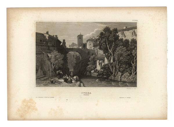 Johann Georg Martini - Ivrea Italien - Stahlstich - 1850